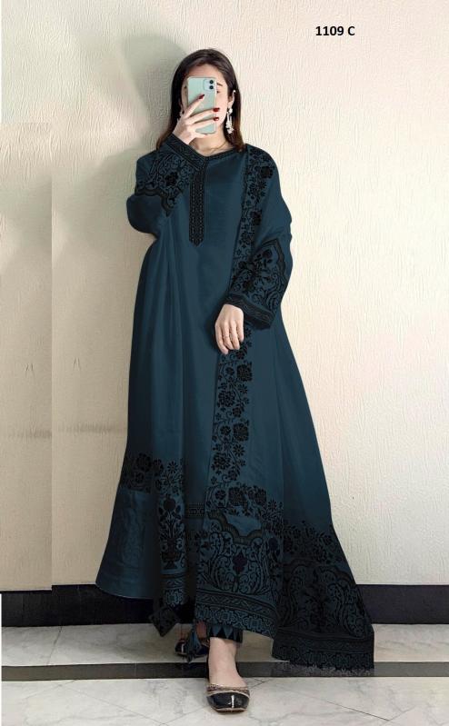 Super Hit 1109 Georgette Designer Salwar Suit Wholesale catalog