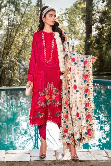 Taj 530 Cotton Dupatta Pakistani Suits Wholesale catalog