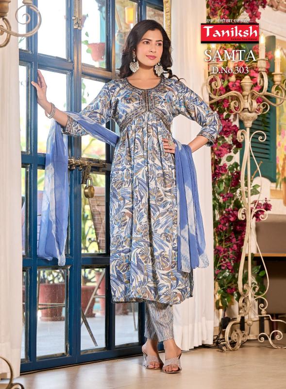 TANIKSH Samata Vol 3 Ryon Foil Print Kurti Wholesale catalog