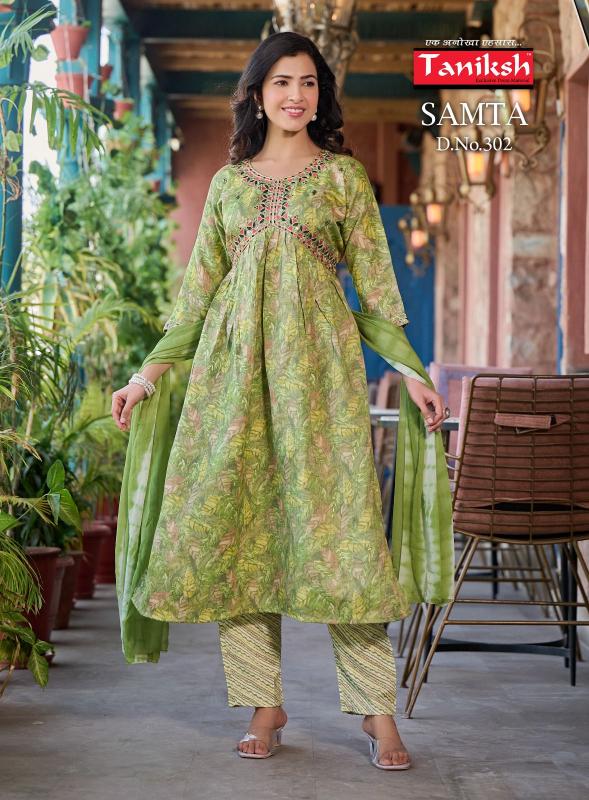 TANIKSH Samata Vol 3 Ryon Foil Print Kurti Wholesale catalog