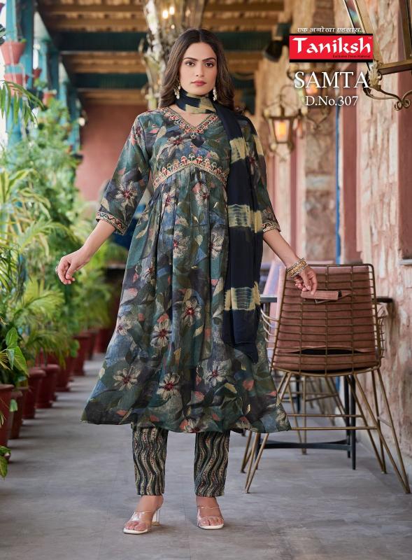 TANIKSH Samata Vol 3 Ryon Foil Print Kurti Wholesale catalog
