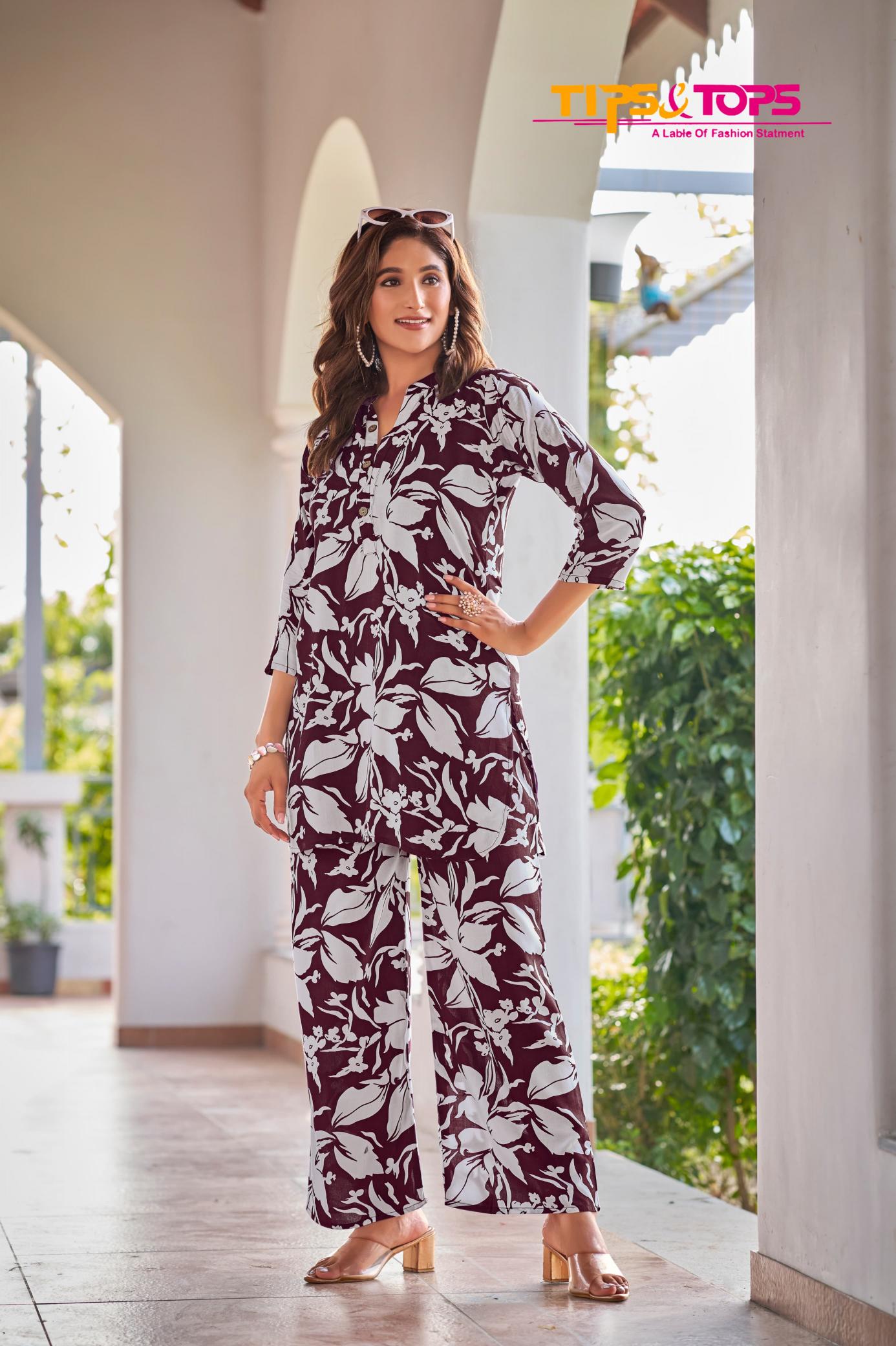 Tips And Tops Fashion Beats Vol 5 Rayon Printed Co Ord Set wholesale catalog