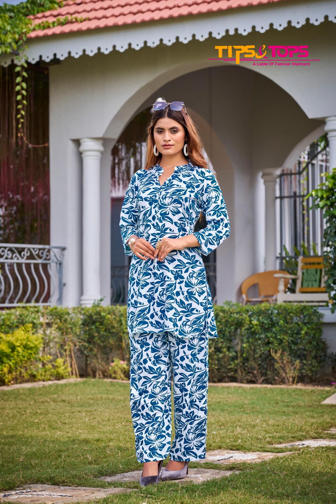 Tips And Tops Fashion Beats Vol 5 Rayon Printed Co Ord Set wholesale catalog