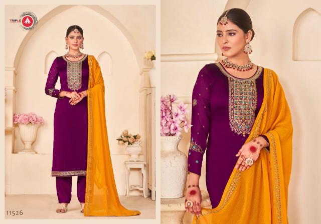 Triple Aaa Anokhi Fancy Dress Material Wholesale Catalog