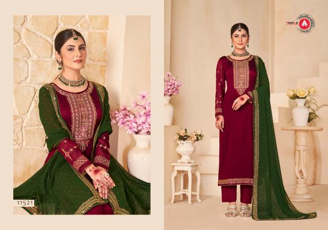 Triple Aaa Anokhi Fancy Dress Material Wholesale Catalog