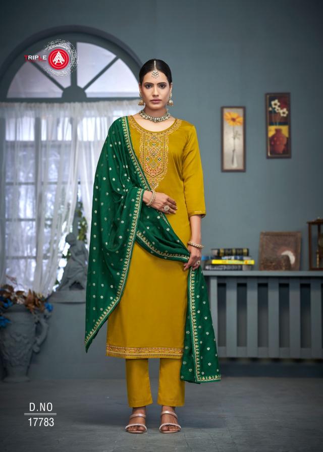 Triple Aaa Herisa Cotton Fancy Dress Material Wholesale catalog