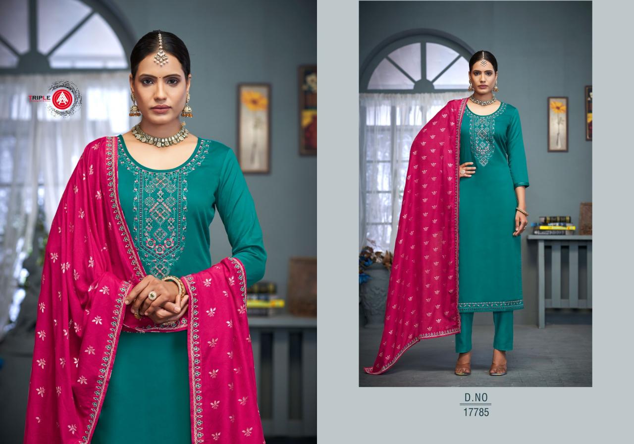 Triple Aaa Herisa Cotton Fancy Dress Material Wholesale catalog