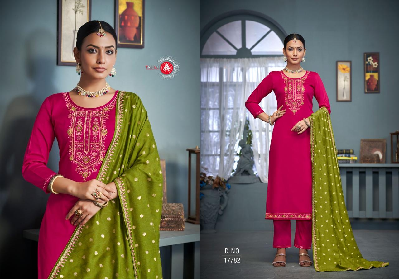 Triple Aaa Herisa Cotton Fancy Dress Material Wholesale catalog