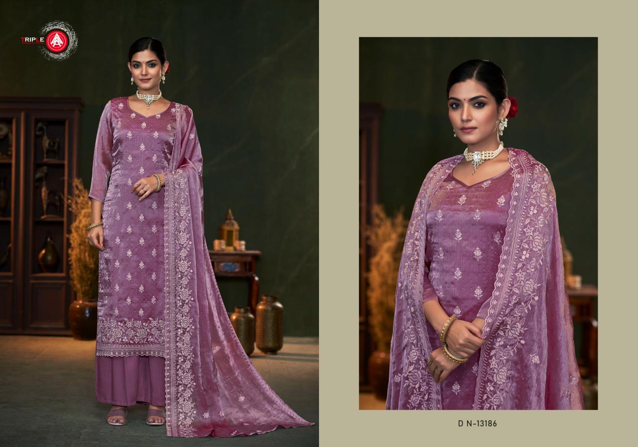 Triple Aaa Resa Fancy Dress Material Wholesale Catalog