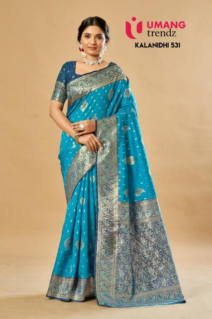 Umang Kalanidhi 531 Kota Lichi Weaving Silk Saree Wholesale catalog