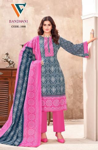Vandana Bandhani Vol 1 Cotton Dress Material Wholesale catalog