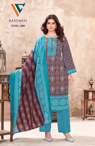 Vandana Bandhani Vol 1 Cotton Dress Material Wholesale catalog