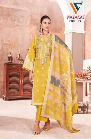 Vandana Nazakat Vol 1 Cotton Dress Material Wholesale catalog
