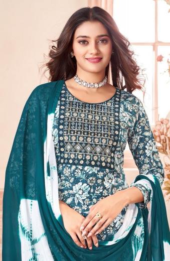 Vandana Rihanna Vol-1 – Kurti Pant With Dupatta - Wholesale Catalog