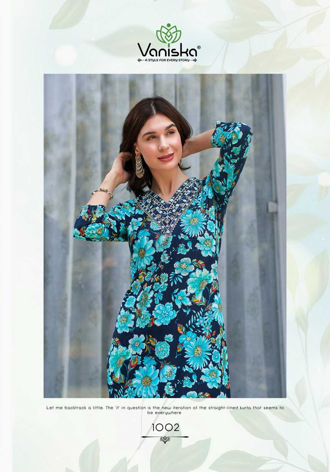 VANISKA Charming VOL 1 KURTI Wholesale Catalog