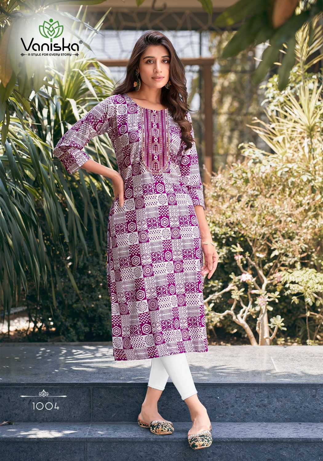 VANISKA Charming VOL 1 KURTI Wholesale Catalog