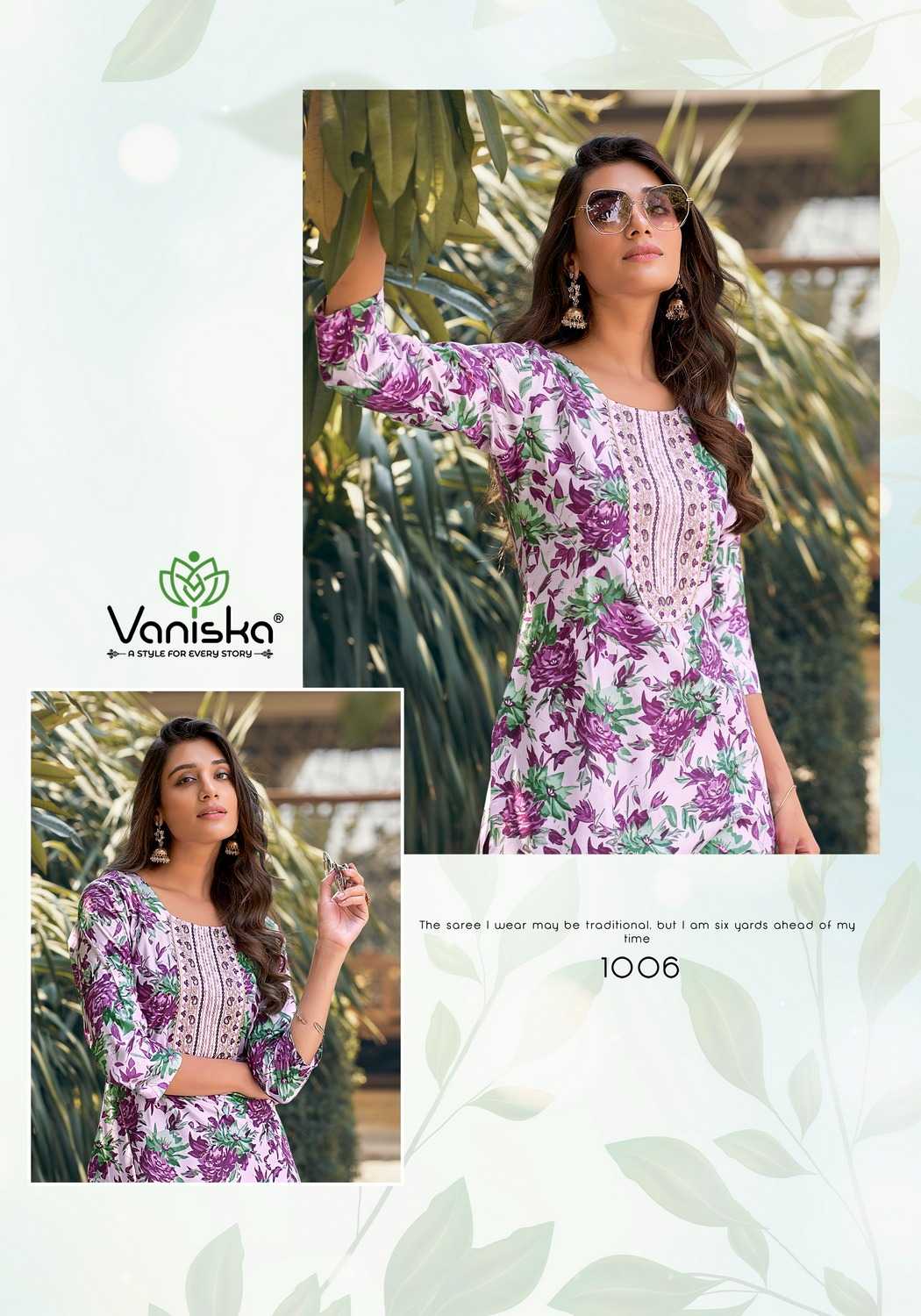 VANISKA Charming VOL 1 KURTI Wholesale Catalog