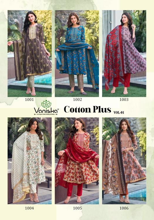 VANISKA Cotton Plus VOL1 Kurti Wholesale Catalog