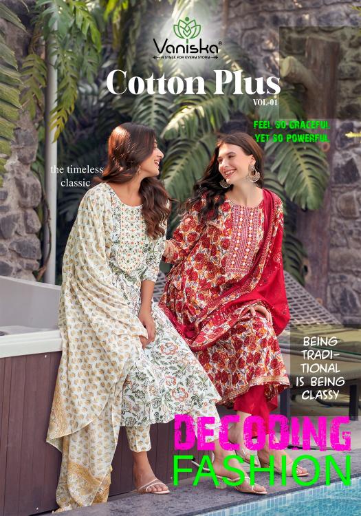 VANISKA Cotton Plus VOL1 Kurti Wholesale Catalog