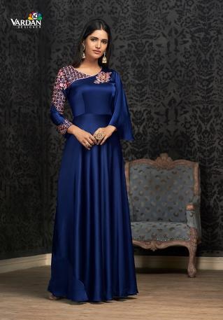 Vardan Designer Navya Vol- 15 Kurti Gown Wholesale Catalog