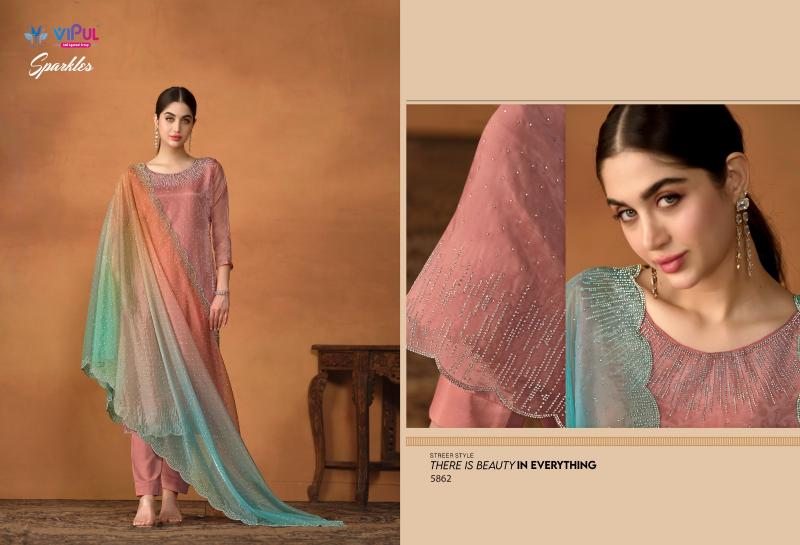 VIPUL SPARKLE Salwar kameez Wholesale catalog