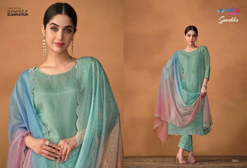 VIPUL SPARKLE Salwar kameez Wholesale catalog