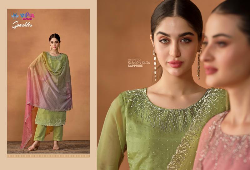 VIPUL SPARKLE Salwar kameez Wholesale catalog