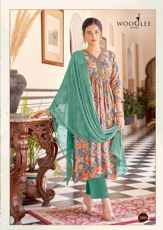 WOOGLEE Aarushi printed kurtis online india Wholesale Catalog