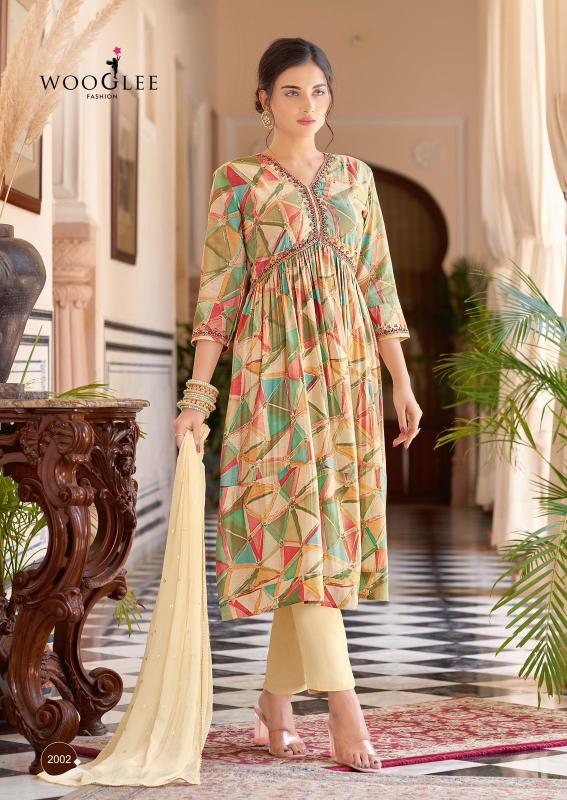 WOOGLEE Aarushi printed kurtis online india Wholesale Catalog