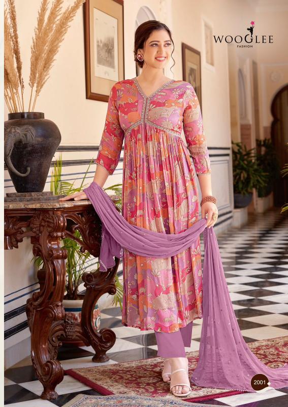 WOOGLEE Aarushi printed kurtis online india Wholesale Catalog