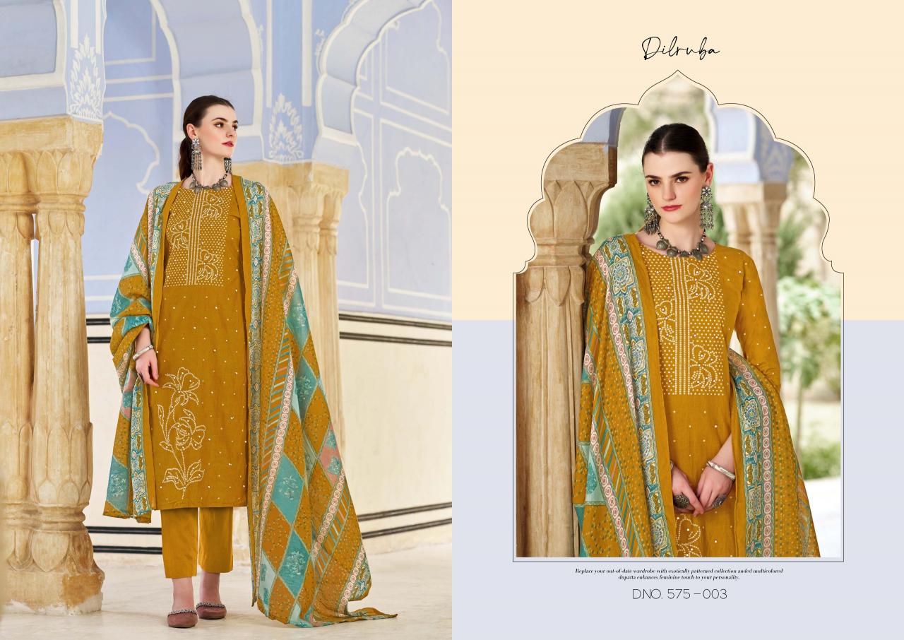 Zulfat Dilruba Vol 3 Cotton Designer Printed Dress Material Wholesale Catalog
