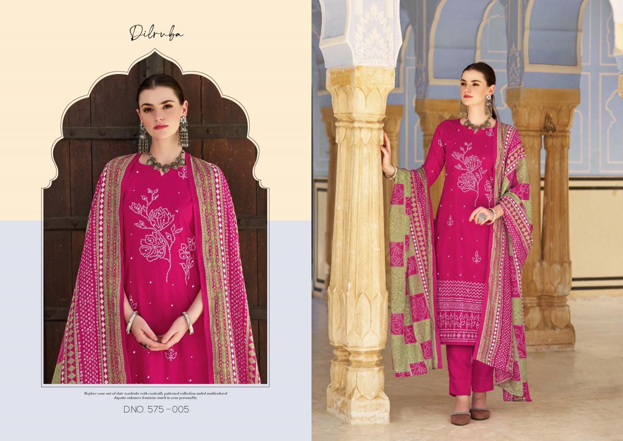 Zulfat Dilruba Vol 3 Cotton Designer Printed Dress Material Wholesale Catalog
