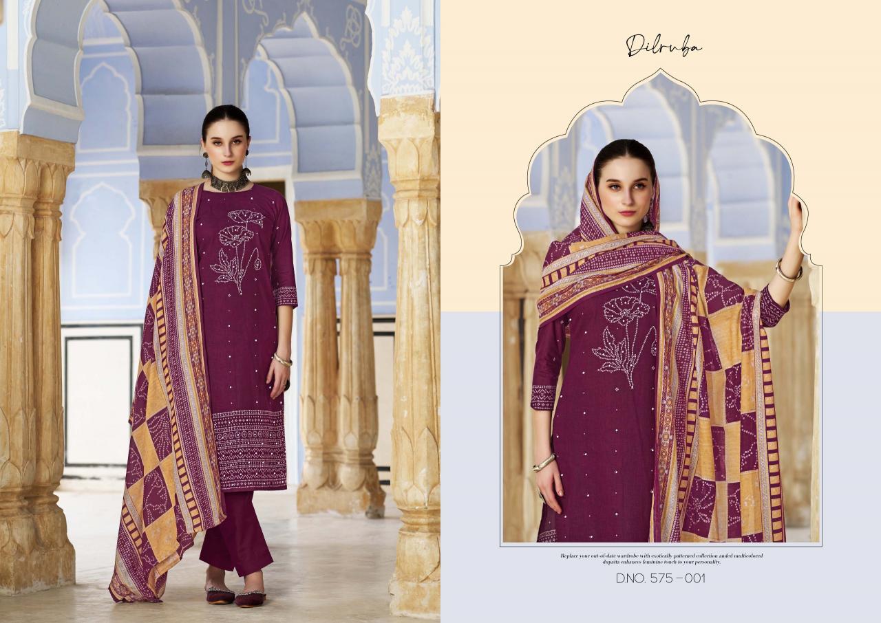 Zulfat Dilruba Vol 3 Cotton Designer Printed Dress Material Wholesale Catalog