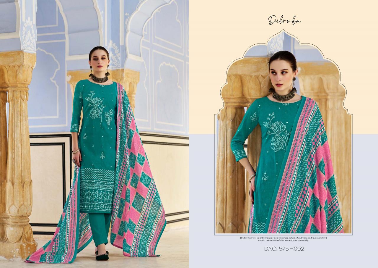Zulfat Dilruba Vol 3 Cotton Designer Printed Dress Material Wholesale Catalog