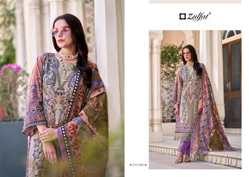 Zulfat Gulrez Vol 3 Cotton Printed Dress Material Wholesale Catalog