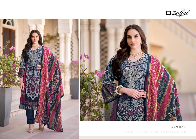 Zulfat Gulrez Vol 3 Cotton Printed Dress Material Wholesale Catalog
