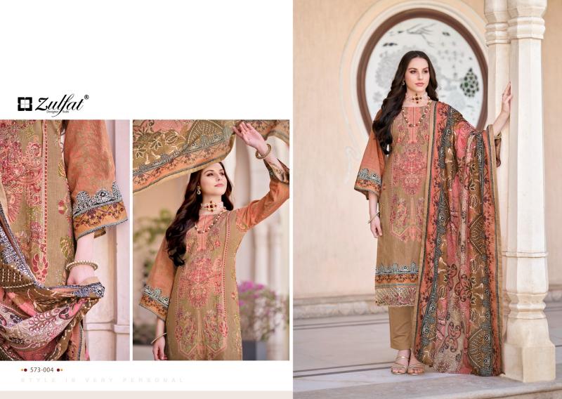 Zulfat Gulrez Vol 3 Cotton Printed Dress Material Wholesale Catalog