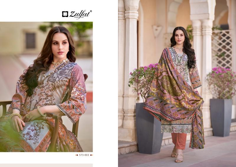 Zulfat Gulrez Vol 3 Cotton Printed Dress Material Wholesale Catalog