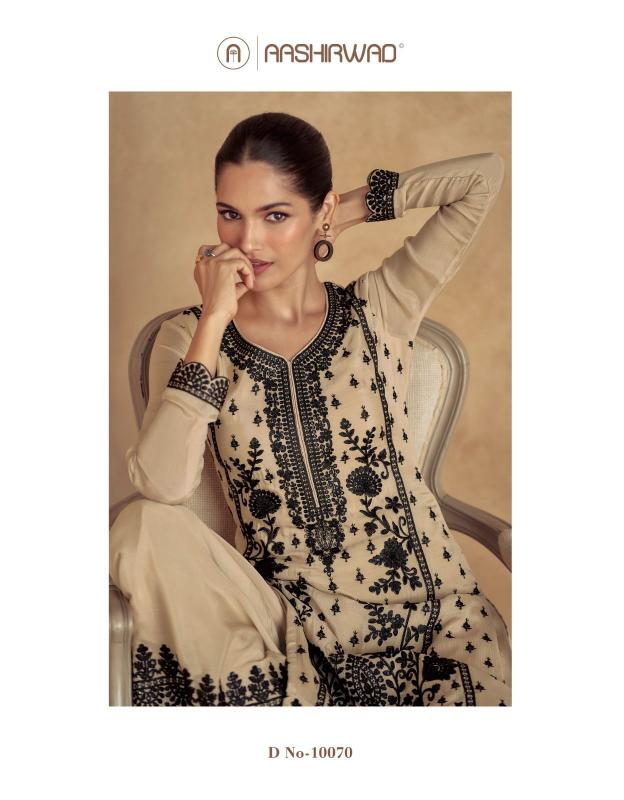 Aashirwad Sofiya Chiffon Salwar Kameez Readymade Wholesale Catalog