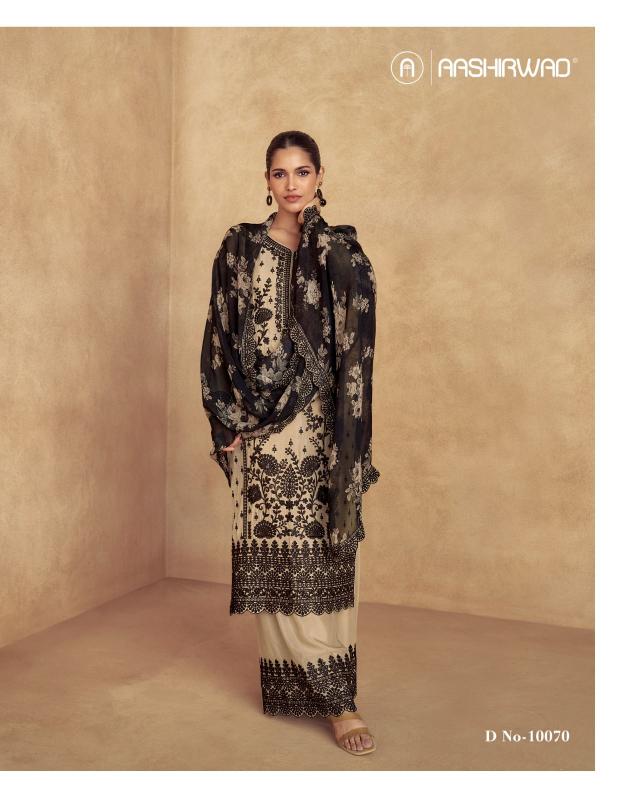 Aashirwad Sofiya Chiffon Salwar Kameez Readymade Wholesale Catalog