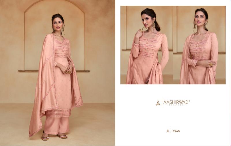 Aashirwad Ziana Premium Silk Salwar Suit Wholesale Catalog
