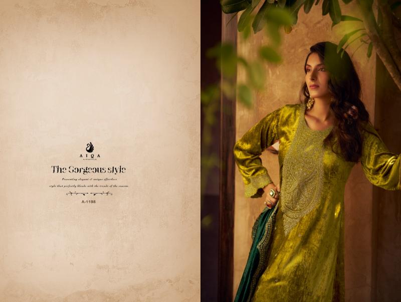 AIQA SHIKARBAGH Pure Velvet With Fancy Work Wholesale Catalog