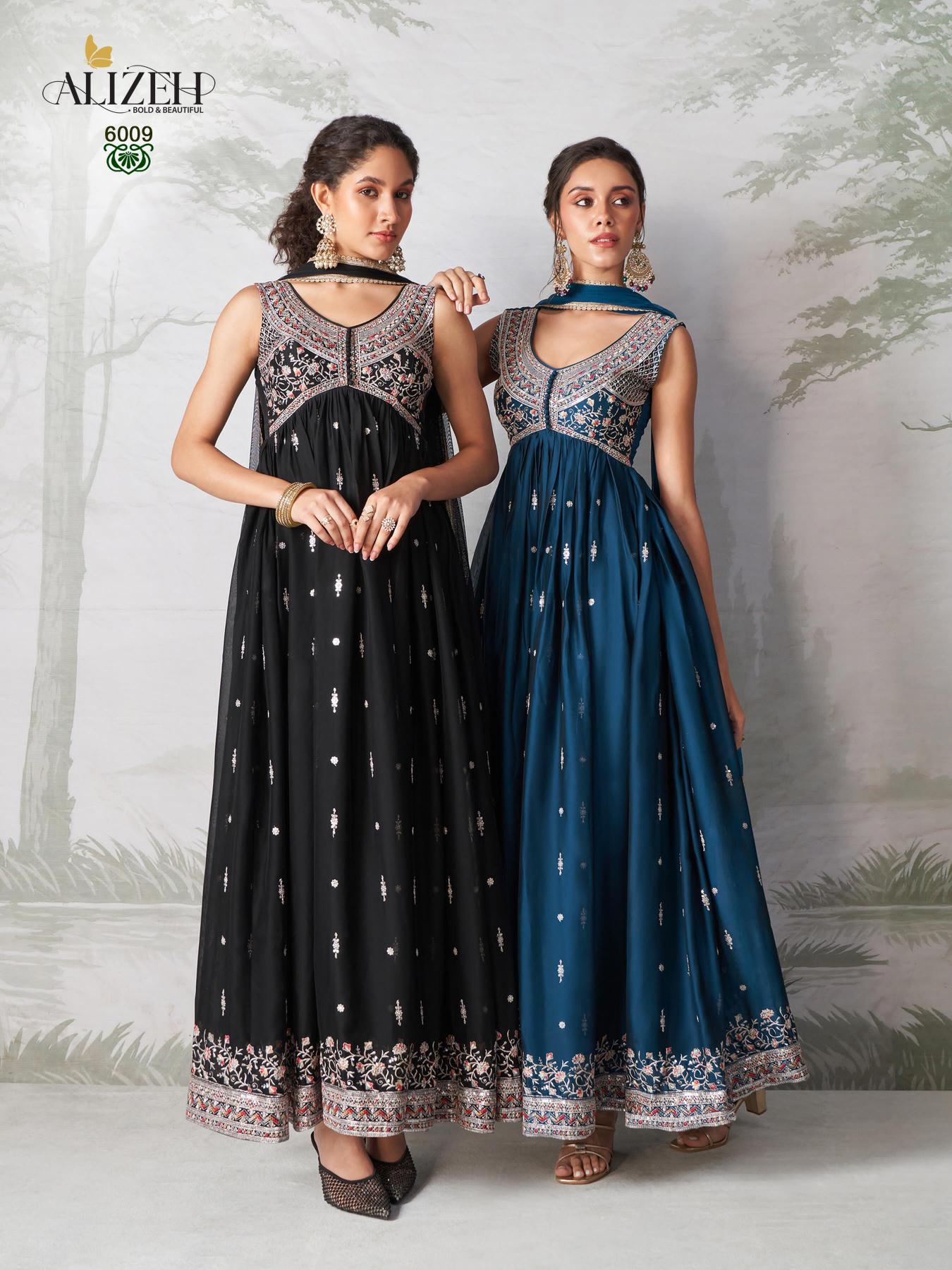 Alizeh Gulbahar Vol 6 Designer Gown Kurti Wholesale Catalog