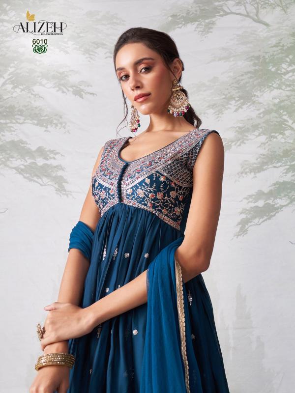 Alizeh Gulbahar Vol 6 Designer Gown Kurti Wholesale Catalog