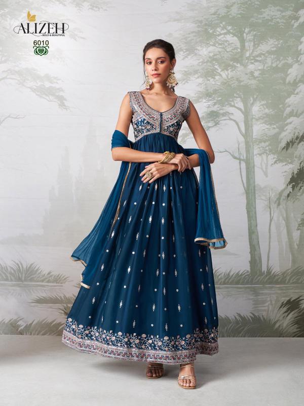 Alizeh Gulbahar Vol 6 Designer Gown Kurti Wholesale Catalog