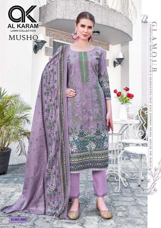 Alkaram Mushq Vol-5 – Embroidery Karachi Dress Material - Wholesale Catalog