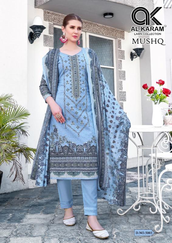 Alkaram Mushq Vol-5 – Embroidery Karachi Dress Material - Wholesale Catalog