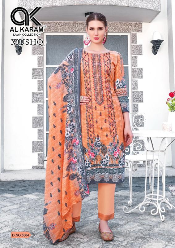Alkaram Mushq Vol-5 – Embroidery Karachi Dress Material - Wholesale Catalog