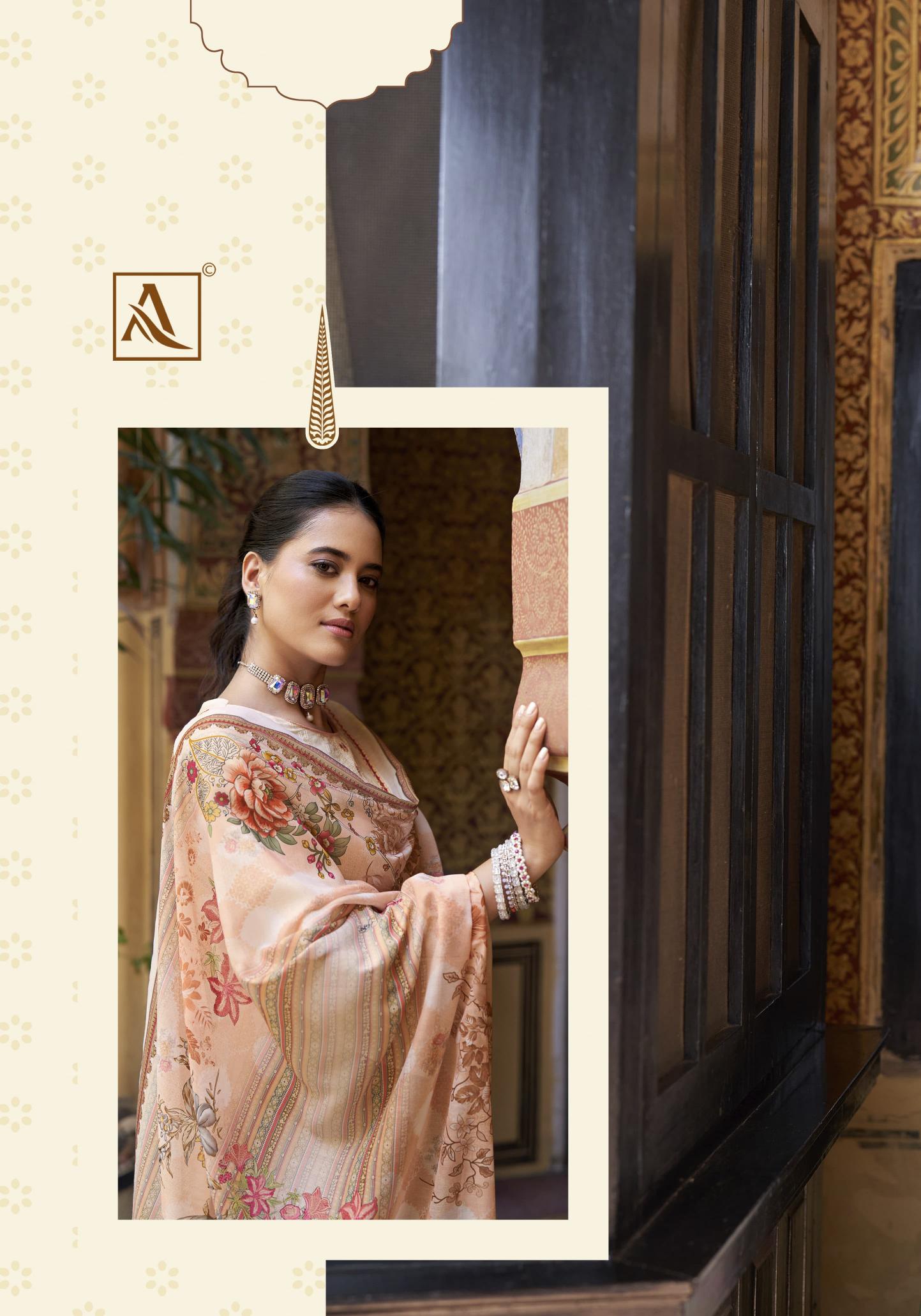 Alok AFROZEH Dress Material Wholesale Catalog