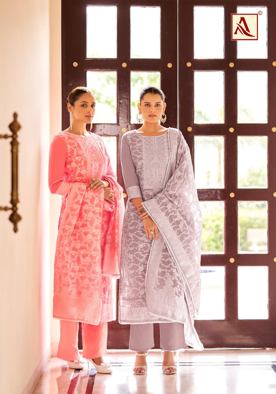 ALOK ELEGANT TOUCH VOL 3 Designer Dress Material Wholesale Catalog